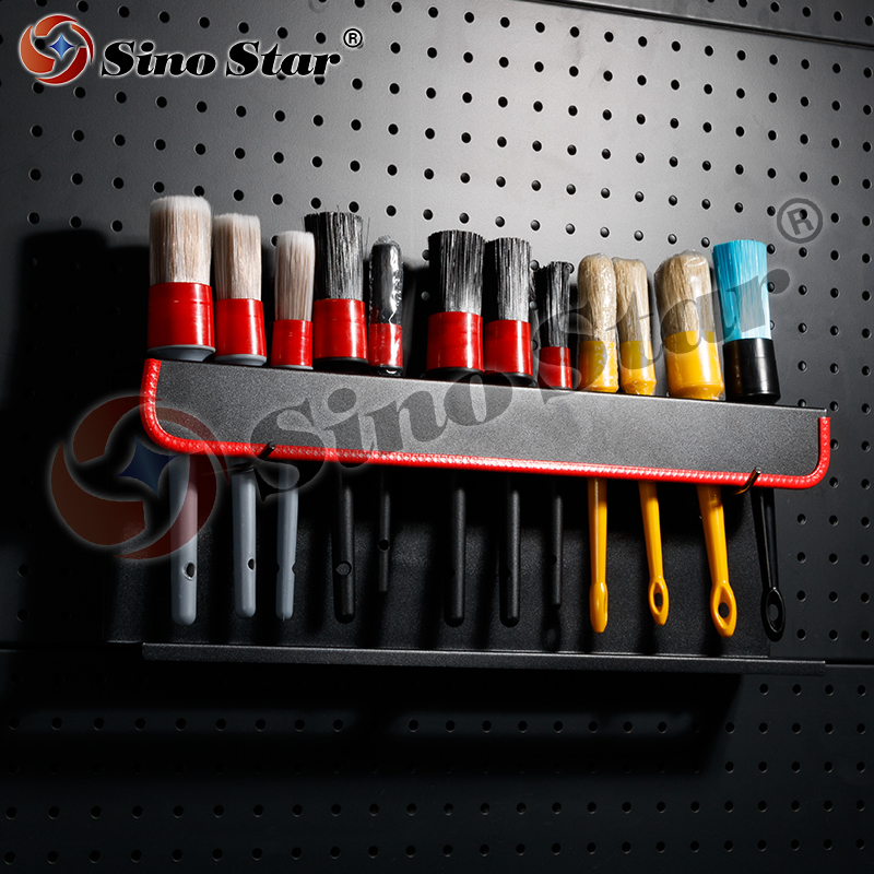 Car Detailing Brush Storage Rack, Wall Mount Bottle Organizer Car