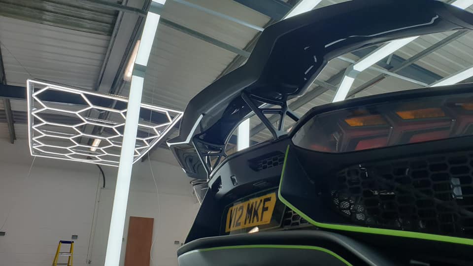 UK customer limitless finishes car detailing led light UK customer limitless finishes car detailing led light