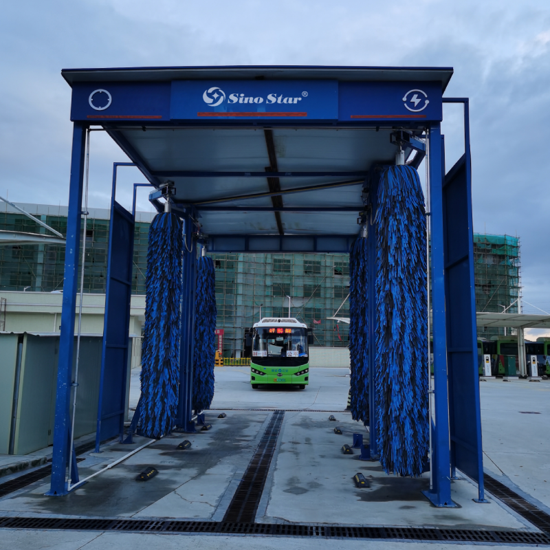 TH350L Drive Through Bus Wash Machine with 6 Brushes Buy BUS car wash