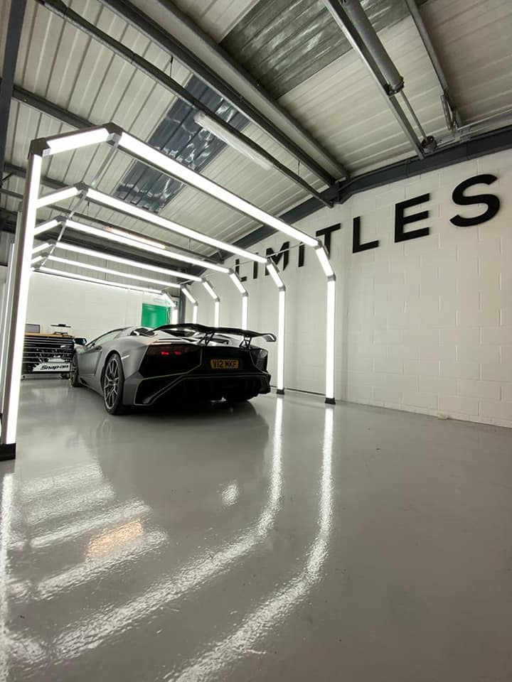 UK customer limitless finishes car detailing led light installation